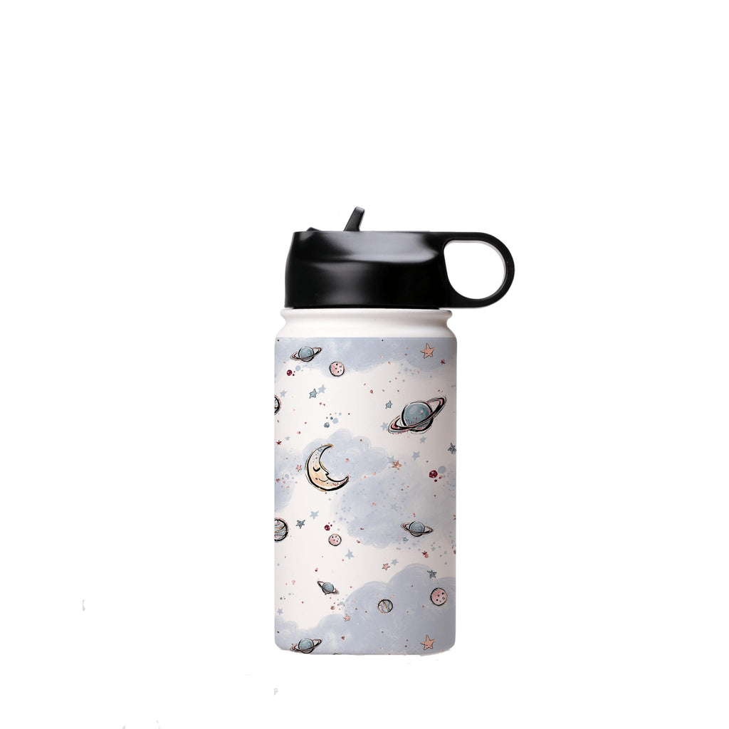 Water Bottles-Distant Insulated Stainless Steel Water Bottle-12oz (350ml)-Flip cap-Insulated Steel Water Bottle Our insulated stainless steel bottle comes in 3 sizes- Small 12oz (350ml), Medium 18oz (530ml) and Large 32oz (945ml) . It comes with a leak proof cap Keeps water cool for 24 hours Also keeps things warm for up to 12 hours Choice of 3 lids ( Sport Cap, Handle Cap, Flip Cap ) for easy carrying Dishwasher Friendly Lightweight, durable and easy to carry Reusable, so it's safe for the plan