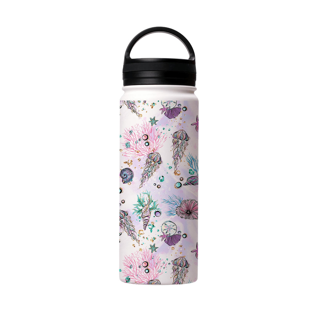 Water Bottles-Downhead Insulated Stainless Steel Water Bottle-18oz (530ml)-handle cap-Insulated Steel Water Bottle Our insulated stainless steel bottle comes in 3 sizes- Small 12oz (350ml), Medium 18oz (530ml) and Large 32oz (945ml) . It comes with a leak proof cap Keeps water cool for 24 hours Also keeps things warm for up to 12 hours Choice of 3 lids ( Sport Cap, Handle Cap, Flip Cap ) for easy carrying Dishwasher Friendly Lightweight, durable and easy to carry Reusable, so it's safe for the p