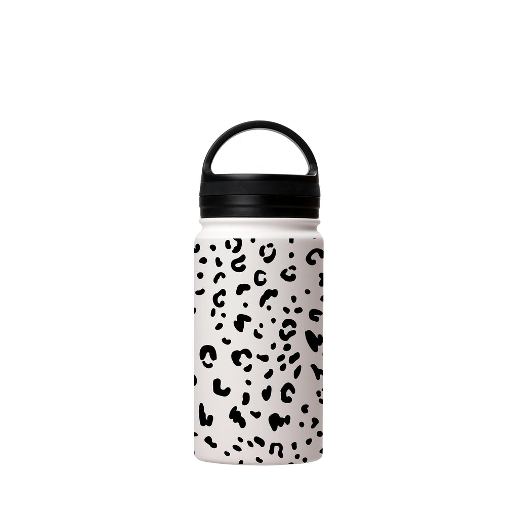 Water Bottles-E Spots Insulated Stainless Steel Water Bottle-12oz (350ml)-handle cap-Insulated Steel Water Bottle Our insulated stainless steel bottle comes in 3 sizes- Small 12oz (350ml), Medium 18oz (530ml) and Large 32oz (945ml) . It comes with a leak proof cap Keeps water cool for 24 hours Also keeps things warm for up to 12 hours Choice of 3 lids ( Sport Cap, Handle Cap, Flip Cap ) for easy carrying Dishwasher Friendly Lightweight, durable and easy to carry Reusable, so it's safe for the pl