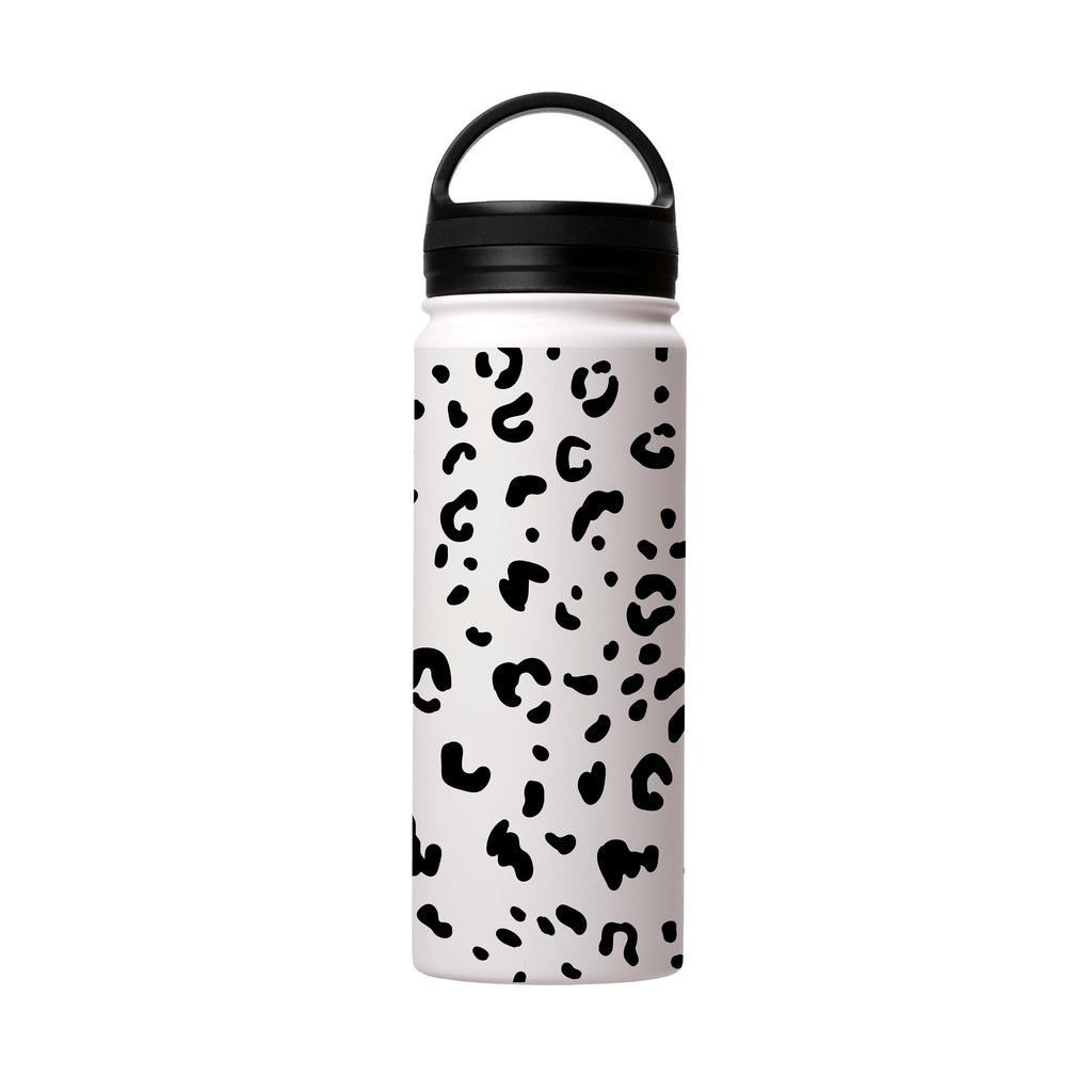 Water Bottles-E Spots Insulated Stainless Steel Water Bottle-18oz (530ml)-handle cap-Insulated Steel Water Bottle Our insulated stainless steel bottle comes in 3 sizes- Small 12oz (350ml), Medium 18oz (530ml) and Large 32oz (945ml) . It comes with a leak proof cap Keeps water cool for 24 hours Also keeps things warm for up to 12 hours Choice of 3 lids ( Sport Cap, Handle Cap, Flip Cap ) for easy carrying Dishwasher Friendly Lightweight, durable and easy to carry Reusable, so it's safe for the pl