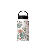 Water Bottles-Finchcocks Insulated Stainless Steel Water Bottle-12oz (350ml)-handle cap-Insulated Steel Water Bottle Our insulated stainless steel bottle comes in 3 sizes- Small 12oz (350ml), Medium 18oz (530ml) and Large 32oz (945ml) . It comes with a leak proof cap Keeps water cool for 24 hours Also keeps things warm for up to 12 hours Choice of 3 lids ( Sport Cap, Handle Cap, Flip Cap ) for easy carrying Dishwasher Friendly Lightweight, durable and easy to carry Reusable, so it's safe for the