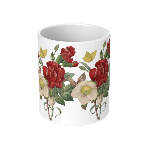 Floral butterflies Ceramic Mug