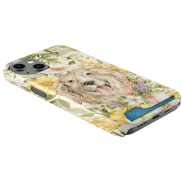 Floral Dog Case and Card Case