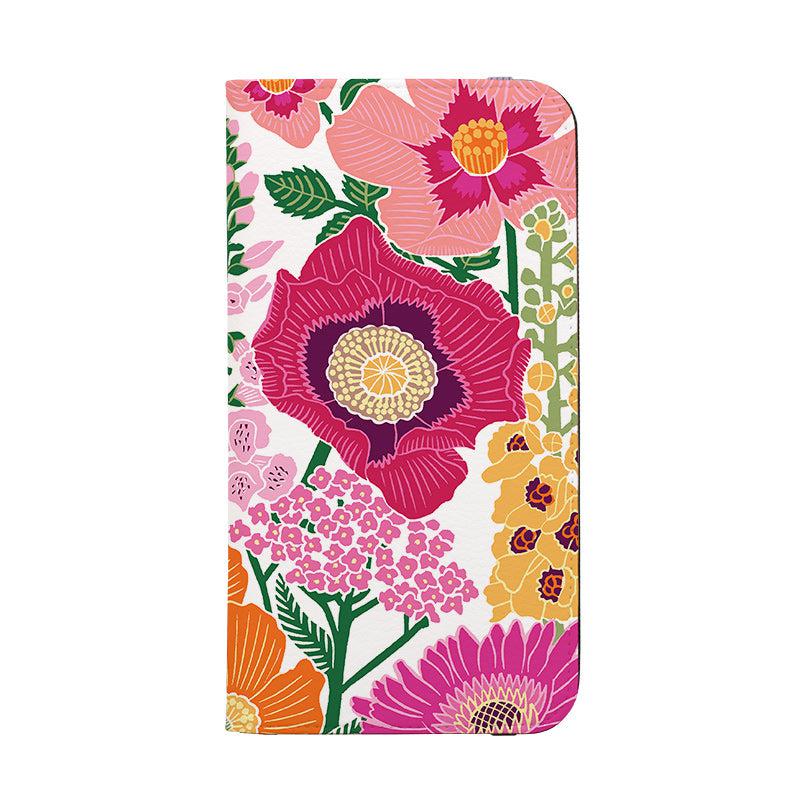 Wallet phone case-Flower Garden By Kate Heiss-Vegan Leather Wallet Case Vegan leather. 3 slots for cards Fully printed exterior. Compatibility See drop down menu for options, please select the right case as we print to order.-Stringberry