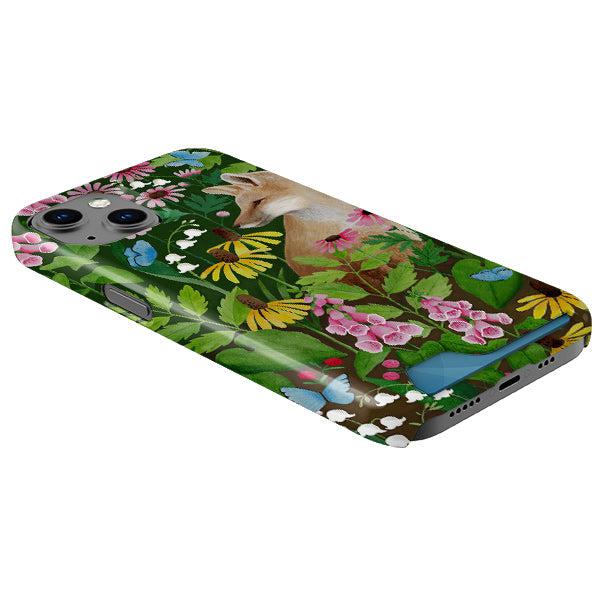 Fox And Foxgloves Case and Card Case By Bex Parkin
