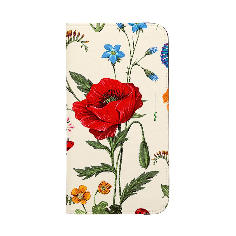 Wallet phone case-Garden Delight-Vegan Leather Wallet Case Vegan leather. 3 slots for cards Fully printed exterior. Compatibility See drop down menu for options, please select the right case as we print to order.-Stringberry