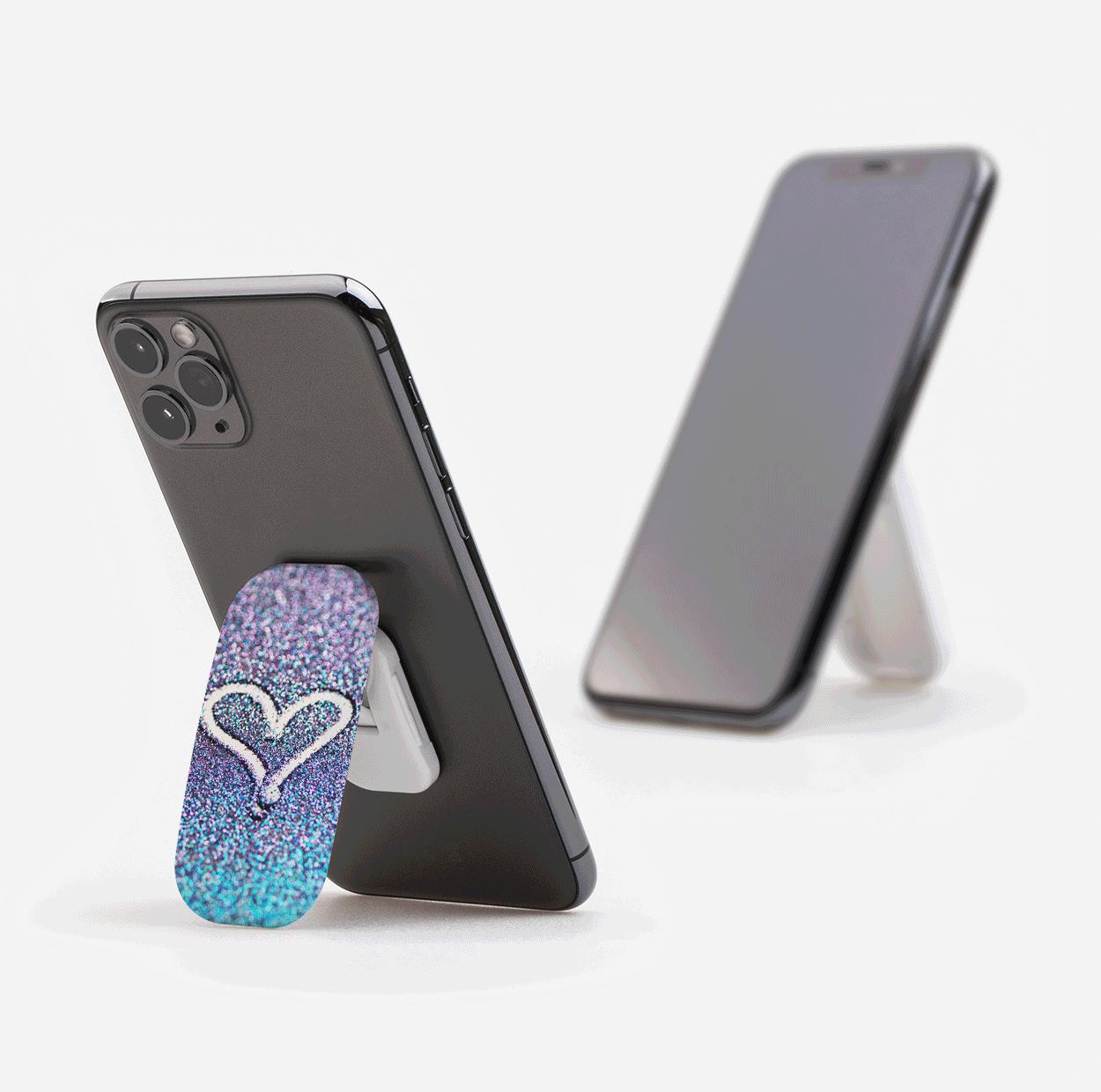 Glitter Heart Phone Stand
