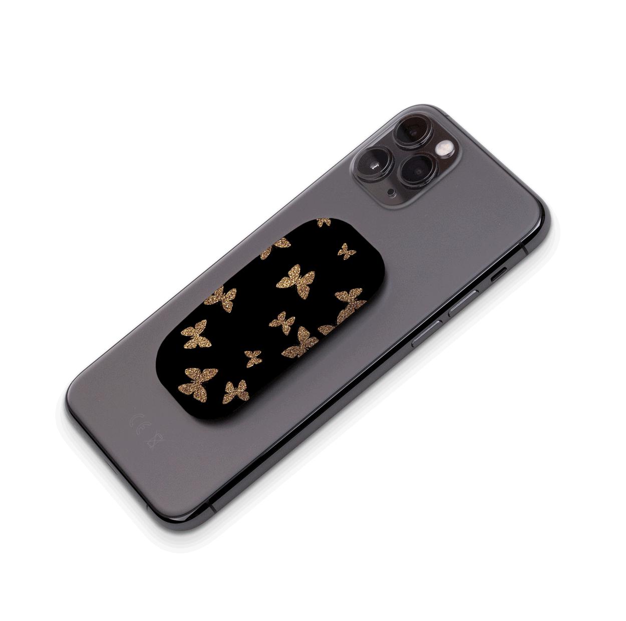 Gold Butterflies Phone Stand