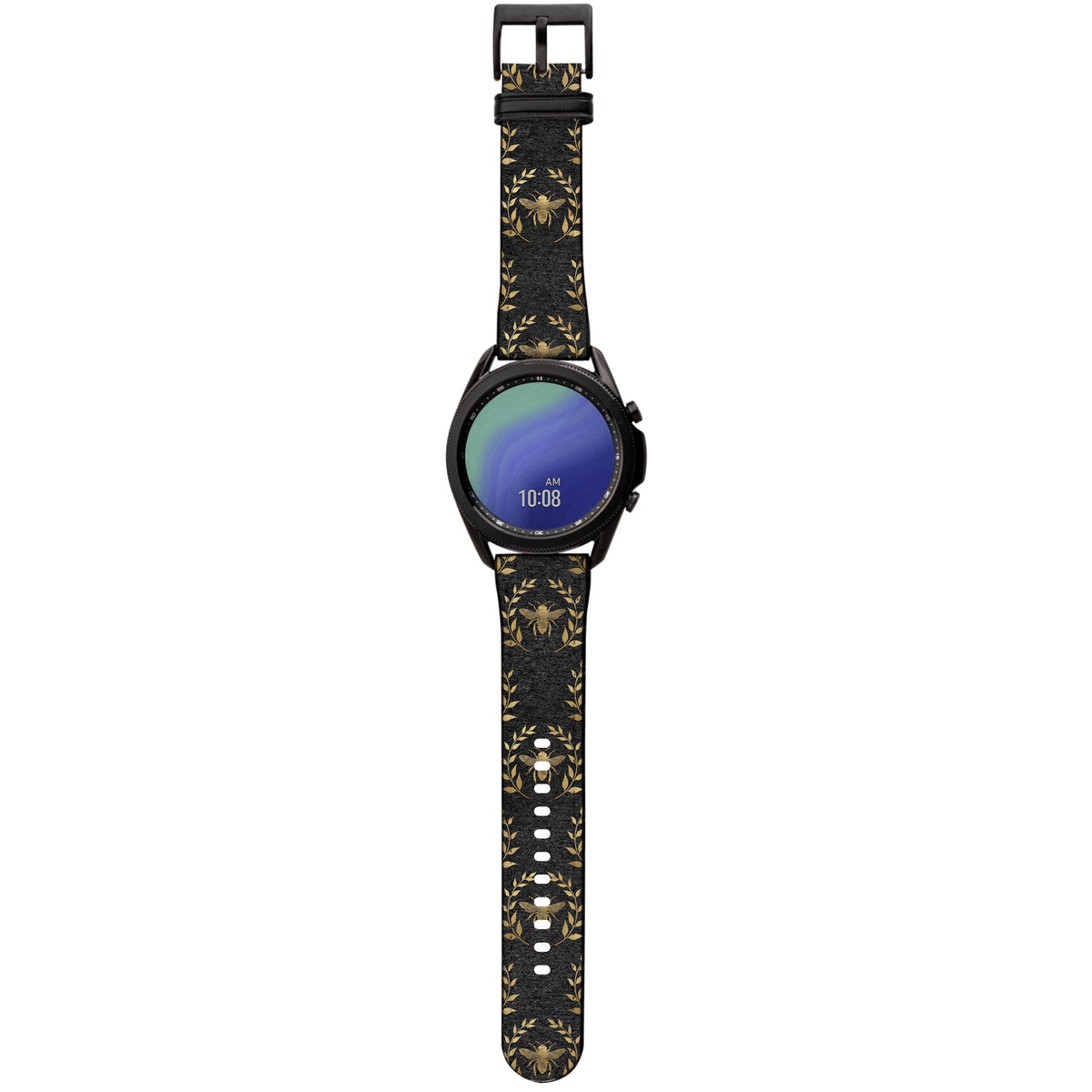 Apple Watch Armbänder – Goldene Bienen Grau, Android Watch Armband – Papierleder Samsung Watch Armbänder. Produktdetails: Holen Sie sich trendige Samsung Watch-Armbänder aus Papierleder. Erhältlich für alle Modelle von Samsung-Uhren. Hochwertiges Papierleder, vollständig bedruckt auf allen äußeren Seiten. Samsung Watch Armband 40mm/42mm, Samsung Watch Armband 45mm/46mm-Stringberry