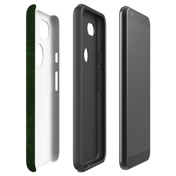 Google phone case-Absinthe-Product Details Raised bevel to protect screen from scratches. Impact resistant polycarbonate shell and shock absorbing inner TPU liner. Secure fit with design wrapping around side of the case and full access to ports. Compatible with Qi-standard wireless charging. Thickness 1/8 inch (3mm), weight 30g. Compatibility See drop down menu for options, please select the right case as we print to order.-Stringberry