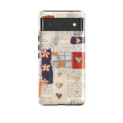 Google phone case-Alicia By Jehane-Product Details Raised bevel to protect screen from scratches. Impact resistant polycarbonate shell and shock absorbing inner TPU liner. Secure fit with design wrapping around side of the case and full access to ports. Compatible with Qi-standard wireless charging. Thickness 1/8 inch (3mm), weight 30g. Compatibility See drop down menu for options, please select the right case as we print to order.-Stringberry