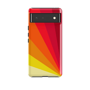 Google phone case-Amber Fan By Kitty Joseph-Product Details Raised bevel to protect screen from scratches. Impact resistant polycarbonate shell and shock absorbing inner TPU liner. Secure fit with design wrapping around side of the case and full access to ports. Compatible with Qi-standard wireless charging. Thickness 1/8 inch (3mm), weight 30g. Compatibility See drop down menu for options, please select the right case as we print to order.-Stringberry