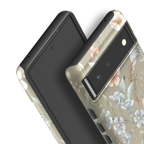 Google phone case-Ambrosia-Product Details Raised bevel to protect screen from scratches. Impact resistant polycarbonate shell and shock absorbing inner TPU liner. Secure fit with design wrapping around side of the case and full access to ports. Compatible with Qi-standard wireless charging. Thickness 1/8 inch (3mm), weight 30g. Compatibility See drop down menu for options, please select the right case as we print to order.-Stringberry