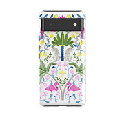 Google phone case-Animal Pattern By Bex Parkin-Product Details Raised bevel to protect screen from scratches. Impact resistant polycarbonate shell and shock absorbing inner TPU liner. Secure fit with design wrapping around side of the case and full access to ports. Compatible with Qi-standard wireless charging. Thickness 1/8 inch (3mm), weight 30g. Compatibility See drop down menu for options, please select the right case as we print to order.-Stringberry