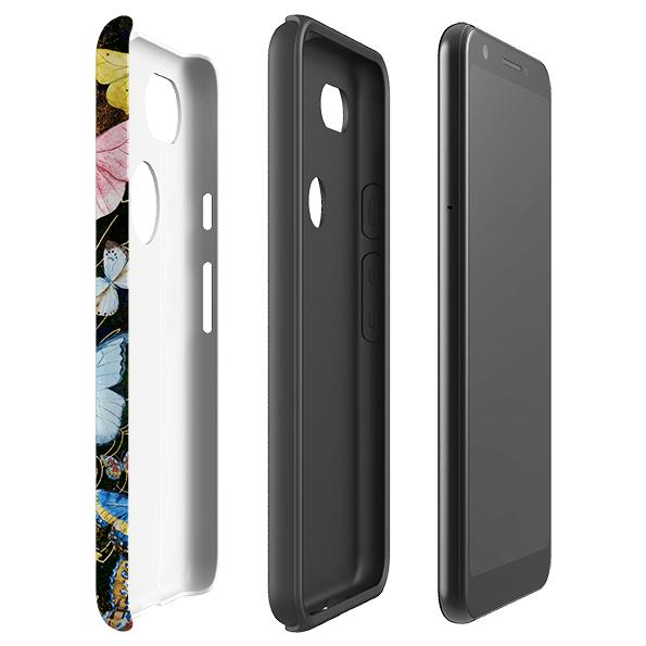 Google phone case-Arebury-Product Details Raised bevel to protect screen from scratches. Impact resistant polycarbonate shell and shock absorbing inner TPU liner. Secure fit with design wrapping around side of the case and full access to ports. Compatible with Qi-standard wireless charging. Thickness 1/8 inch (3mm), weight 30g. Compatibility See drop down menu for options, please select the right case as we print to order.-Stringberry
