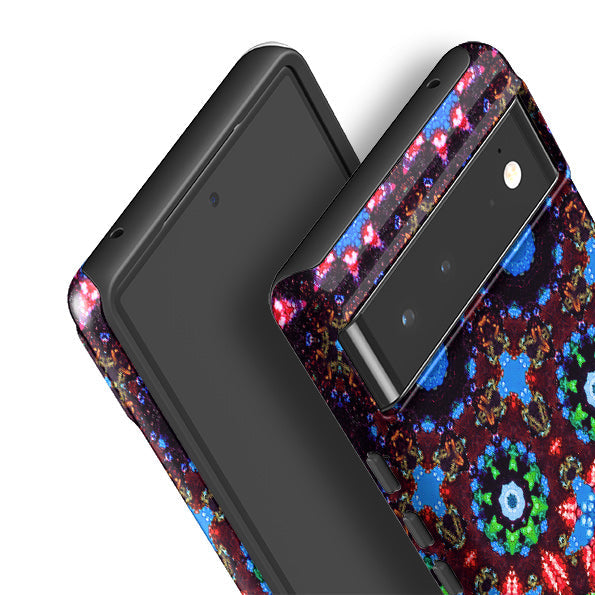 Google phone case-Astroworld-Product Details Raised bevel to protect screen from scratches. Impact resistant polycarbonate shell and shock absorbing inner TPU liner. Secure fit with design wrapping around side of the case and full access to ports. Compatible with Qi-standard wireless charging. Thickness 1/8 inch (3mm), weight 30g. Compatibility See drop down menu for options, please select the right case as we print to order.-Stringberry