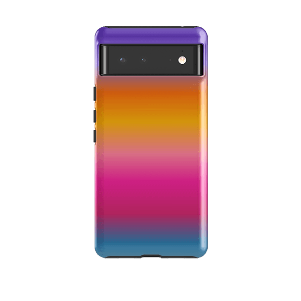 Google phone case-Aura Sky By Kitty Joseph-Product Details Raised bevel to protect screen from scratches. Impact resistant polycarbonate shell and shock absorbing inner TPU liner. Secure fit with design wrapping around side of the case and full access to ports. Compatible with Qi-standard wireless charging. Thickness 1/8 inch (3mm), weight 30g. Compatibility See drop down menu for options, please select the right case as we print to order.-Stringberry