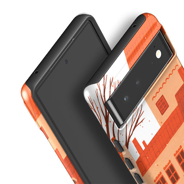 Google phone case-Autumn Aperitivo By Madalina Andronic-Product Details Raised bevel to protect screen from scratches. Impact resistant polycarbonate shell and shock absorbing inner TPU liner. Secure fit with design wrapping around side of the case and full access to ports. Compatible with Qi-standard wireless charging. Thickness 1/8 inch (3mm), weight 30g. Compatibility See drop down menu for options, please select the right case as we print to order.-Stringberry