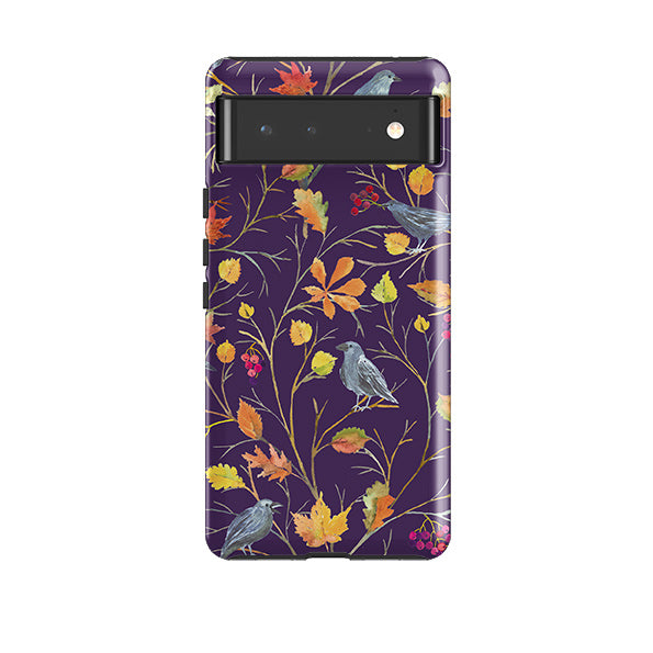 Google phone case-Autumn Pattern By Elisabeth Haager-Product Details Raised bevel to protect screen from scratches. Impact resistant polycarbonate shell and shock absorbing inner TPU liner. Secure fit with design wrapping around side of the case and full access to ports. Compatible with Qi-standard wireless charging. Thickness 1/8 inch (3mm), weight 30g. Compatibility See drop down menu for options, please select the right case as we print to order.-Stringberry