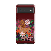 Google phone case-Autumn Squirrel By Lee Foster Wilson-Product Details Raised bevel to protect screen from scratches. Impact resistant polycarbonate shell and shock absorbing inner TPU liner. Secure fit with design wrapping around side of the case and full access to ports. Compatible with Qi-standard wireless charging. Thickness 1/8 inch (3mm), weight 30g. Compatibility See drop down menu for options, please select the right case as we print to order.-Stringberry