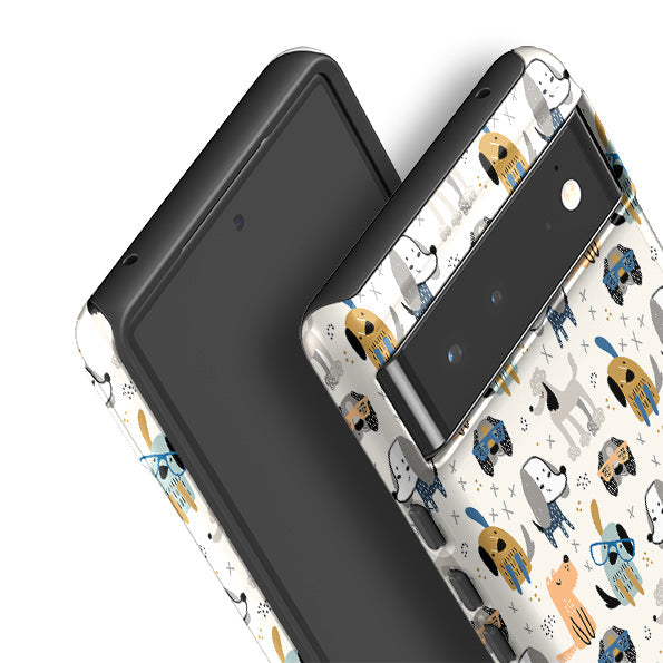 Google phone case-Bark Twain-Product Details Raised bevel to protect screen from scratches. Impact resistant polycarbonate shell and shock absorbing inner TPU liner. Secure fit with design wrapping around side of the case and full access to ports. Compatible with Qi-standard wireless charging. Thickness 1/8 inch (3mm), weight 30g. Compatibility See drop down menu for options, please select the right case as we print to order.-Stringberry