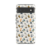 Google phone case-Bark Twain-Product Details Raised bevel to protect screen from scratches. Impact resistant polycarbonate shell and shock absorbing inner TPU liner. Secure fit with design wrapping around side of the case and full access to ports. Compatible with Qi-standard wireless charging. Thickness 1/8 inch (3mm), weight 30g. Compatibility See drop down menu for options, please select the right case as we print to order.-Stringberry