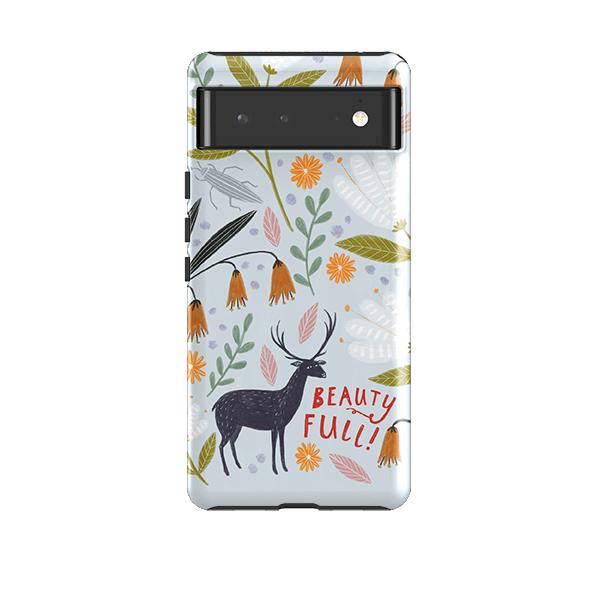 Google phone case-Beautiful By Lee Foster Wilson-Product Details Raised bevel to protect screen from scratches. Impact resistant polycarbonate shell and shock absorbing inner TPU liner. Secure fit with design wrapping around side of the case and full access to ports. Compatible with Qi-standard wireless charging. Thickness 1/8 inch (3mm), weight 30g. Compatibility See drop down menu for options, please select the right case as we print to order.-Stringberry