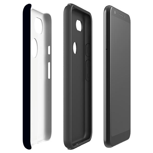 Google phone case-Bee By Jade Mosinski-Product Details Raised bevel to protect screen from scratches. Impact resistant polycarbonate shell and shock absorbing inner TPU liner. Secure fit with design wrapping around side of the case and full access to ports. Compatible with Qi-standard wireless charging. Thickness 1/8 inch (3mm), weight 30g. Compatibility See drop down menu for options, please select the right case as we print to order.-Stringberry