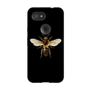 Google phone case-Bee II-Product Details Raised bevel to protect screen from scratches. Impact resistant polycarbonate shell and shock absorbing inner TPU liner. Secure fit with design wrapping around side of the case and full access to ports. Compatible with Qi-standard wireless charging. Thickness 1/8 inch (3mm), weight 30g. Compatibility See drop down menu for options, please select the right case as we print to order.-Stringberry
