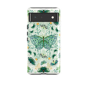 Google phone case-Big Moth 1 By Katherine Quinn-Product Details Raised bevel to protect screen from scratches. Impact resistant polycarbonate shell and shock absorbing inner TPU liner. Secure fit with design wrapping around side of the case and full access to ports. Compatible with Qi-standard wireless charging. Thickness 1/8 inch (3mm), weight 30g. Compatibility See drop down menu for options, please select the right case as we print to order.-Stringberry