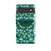 Google phone case-Big Moth 2 By Katherine Quinn-Product Details Raised bevel to protect screen from scratches. Impact resistant polycarbonate shell and shock absorbing inner TPU liner. Secure fit with design wrapping around side of the case and full access to ports. Compatible with Qi-standard wireless charging. Thickness 1/8 inch (3mm), weight 30g. Compatibility See drop down menu for options, please select the right case as we print to order.-Stringberry