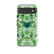 Google phone case-Big Moth 3 By Katherine Quinn-Product Details Raised bevel to protect screen from scratches. Impact resistant polycarbonate shell and shock absorbing inner TPU liner. Secure fit with design wrapping around side of the case and full access to ports. Compatible with Qi-standard wireless charging. Thickness 1/8 inch (3mm), weight 30g. Compatibility See drop down menu for options, please select the right case as we print to order.-Stringberry