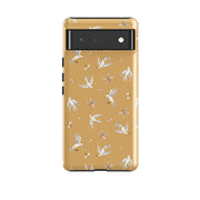 Google phone case-Birds And Butterflies By Meghann Rader-Product Details Raised bevel to protect screen from scratches. Impact resistant polycarbonate shell and shock absorbing inner TPU liner. Secure fit with design wrapping around side of the case and full access to ports. Compatible with Qi-standard wireless charging. Thickness 1/8 inch (3mm), weight 30g. Compatibility See drop down menu for options, please select the right case as we print to order.-Stringberry