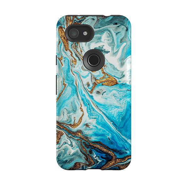 Google phone case-Blue Royal-Product Details Raised bevel to protect screen from scratches. Impact resistant polycarbonate shell and shock absorbing inner TPU liner. Secure fit with design wrapping around side of the case and full access to ports. Compatible with Qi-standard wireless charging. Thickness 1/8 inch (3mm), weight 30g. Compatibility See drop down menu for options, please select the right case as we print to order.-Stringberry