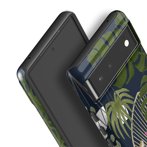Google phone case-Boho Leopard By Bex Parkin-Product Details Raised bevel to protect screen from scratches. Impact resistant polycarbonate shell and shock absorbing inner TPU liner. Secure fit with design wrapping around side of the case and full access to ports. Compatible with Qi-standard wireless charging. Thickness 1/8 inch (3mm), weight 30g. Compatibility See drop down menu for options, please select the right case as we print to order.-Stringberry
