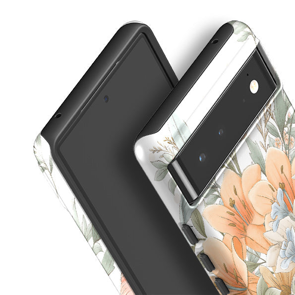 Google phone case-Breeze-Product Details Raised bevel to protect screen from scratches. Impact resistant polycarbonate shell and shock absorbing inner TPU liner. Secure fit with design wrapping around side of the case and full access to ports. Compatible with Qi-standard wireless charging. Thickness 1/8 inch (3mm), weight 30g. Compatibility See drop down menu for options, please select the right case as we print to order.-Stringberry