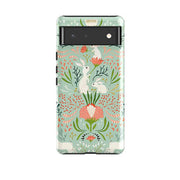 Google phone case-Bunny By Katherine Quinn-Product Details Raised bevel to protect screen from scratches. Impact resistant polycarbonate shell and shock absorbing inner TPU liner. Secure fit with design wrapping around side of the case and full access to ports. Compatible with Qi-standard wireless charging. Thickness 1/8 inch (3mm), weight 30g. Compatibility See drop down menu for options, please select the right case as we print to order.-Stringberry