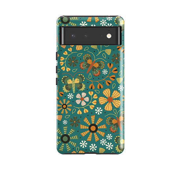 Google phone case-Butterflies Autumn 2 By Suzy Taylor-Product Details Raised bevel to protect screen from scratches. Impact resistant polycarbonate shell and shock absorbing inner TPU liner. Secure fit with design wrapping around side of the case and full access to ports. Compatible with Qi-standard wireless charging. Thickness 1/8 inch (3mm), weight 30g. Compatibility See drop down menu for options, please select the right case as we print to order.-Stringberry