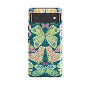 Google phone case-Butterflies By Elisabeth Haager-Product Details Raised bevel to protect screen from scratches. Impact resistant polycarbonate shell and shock absorbing inner TPU liner. Secure fit with design wrapping around side of the case and full access to ports. Compatible with Qi-standard wireless charging. Thickness 1/8 inch (3mm), weight 30g. Compatibility See drop down menu for options, please select the right case as we print to order.-Stringberry