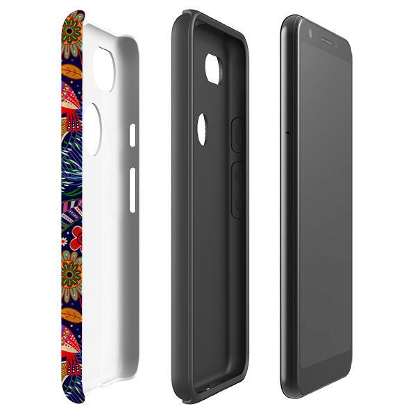 Google phone case-Cartmel-Product Details Raised bevel to protect screen from scratches. Impact resistant polycarbonate shell and shock absorbing inner TPU liner. Secure fit with design wrapping around side of the case and full access to ports. Compatible with Qi-standard wireless charging. Thickness 1/8 inch (3mm), weight 30g. Compatibility See drop down menu for options, please select the right case as we print to order.-Stringberry