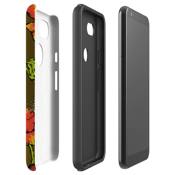Google phone case-Cathy-Product Details Raised bevel to protect screen from scratches. Impact resistant polycarbonate shell and shock absorbing inner TPU liner. Secure fit with design wrapping around side of the case and full access to ports. Compatible with Qi-standard wireless charging. Thickness 1/8 inch (3mm), weight 30g. Compatibility See drop down menu for options, please select the right case as we print to order.-Stringberry