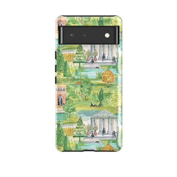 Google phone case-Central Park By Sarah Campbell-Product Details Raised bevel to protect screen from scratches. Impact resistant polycarbonate shell and shock absorbing inner TPU liner. Secure fit with design wrapping around side of the case and full access to ports. Compatible with Qi-standard wireless charging. Thickness 1/8 inch (3mm), weight 30g. Compatibility See drop down menu for options, please select the right case as we print to order.-Stringberry