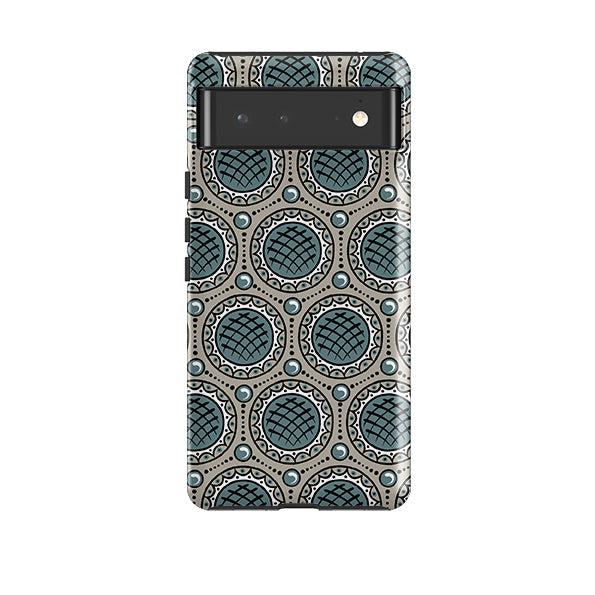 Google phone case-Charleston Green By Cressida Bell-Product Details Raised bevel to protect screen from scratches. Impact resistant polycarbonate shell and shock absorbing inner TPU liner. Secure fit with design wrapping around side of the case and full access to ports. Compatible with Qi-standard wireless charging. Thickness 1/8 inch (3mm), weight 30g. Compatibility See drop down menu for options, please select the right case as we print to order.-Stringberry