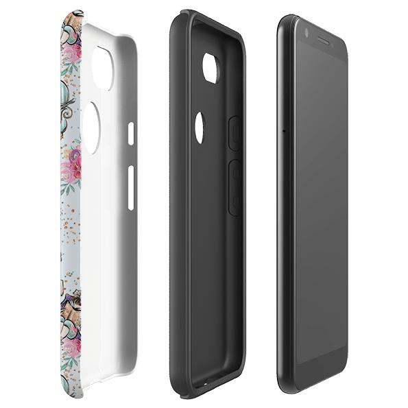 Google phone case-Chillin-Product Details Raised bevel to protect screen from scratches. Impact resistant polycarbonate shell and shock absorbing inner TPU liner. Secure fit with design wrapping around side of the case and full access to ports. Compatible with Qi-standard wireless charging. Thickness 1/8 inch (3mm), weight 30g. Compatibility See drop down menu for options, please select the right case as we print to order.-Stringberry