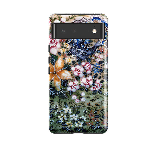 Google phone case-Chinese Gardens 1 By Heritage-Product Details Raised bevel to protect screen from scratches. Impact resistant polycarbonate shell and shock absorbing inner TPU liner. Secure fit with design wrapping around side of the case and full access to ports. Compatible with Qi-standard wireless charging. Thickness 1/8 inch (3mm), weight 30g. Compatibility See drop down menu for options, please select the right case as we print to order.-Stringberry