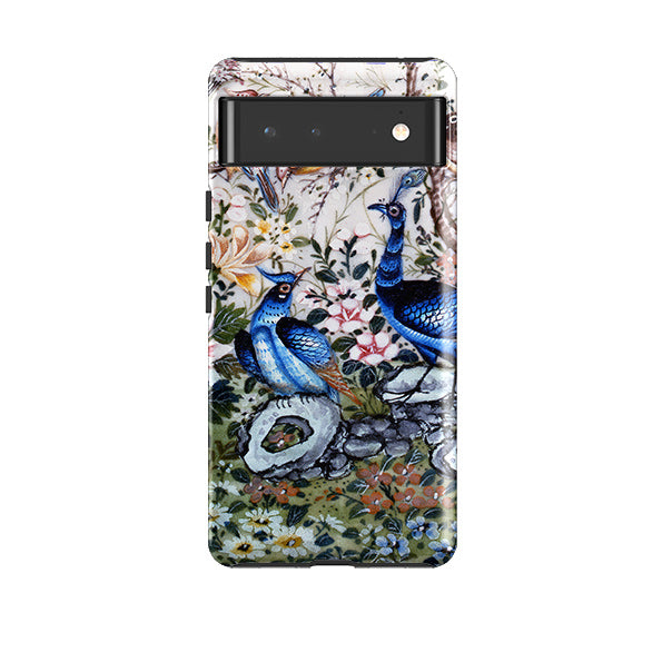 Google phone case-Chinese Gardens 2 By Heritage-Product Details Raised bevel to protect screen from scratches. Impact resistant polycarbonate shell and shock absorbing inner TPU liner. Secure fit with design wrapping around side of the case and full access to ports. Compatible with Qi-standard wireless charging. Thickness 1/8 inch (3mm), weight 30g. Compatibility See drop down menu for options, please select the right case as we print to order.-Stringberry