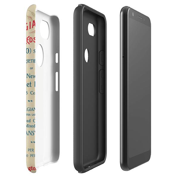 Google phone case-Chippenham-Product Details Raised bevel to protect screen from scratches. Impact resistant polycarbonate shell and shock absorbing inner TPU liner. Secure fit with design wrapping around side of the case and full access to ports. Compatible with Qi-standard wireless charging. Thickness 1/8 inch (3mm), weight 30g. Compatibility See drop down menu for options, please select the right case as we print to order.-Stringberry