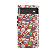 Google phone case-Coffee Break By Sarah Campbell-Product Details Raised bevel to protect screen from scratches. Impact resistant polycarbonate shell and shock absorbing inner TPU liner. Secure fit with design wrapping around side of the case and full access to ports. Compatible with Qi-standard wireless charging. Thickness 1/8 inch (3mm), weight 30g. Compatibility See drop down menu for options, please select the right case as we print to order.-Stringberry