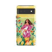 Google phone case-Coming Home By Caroline Bonne Muller-Product Details Raised bevel to protect screen from scratches. Impact resistant polycarbonate shell and shock absorbing inner TPU liner. Secure fit with design wrapping around side of the case and full access to ports. Compatible with Qi-standard wireless charging. Thickness 1/8 inch (3mm), weight 30g. Compatibility See drop down menu for options, please select the right case as we print to order.-Stringberry