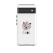 Google phone case-Cool Dog-Product Details Raised bevel to protect screen from scratches. Impact resistant polycarbonate shell and shock absorbing inner TPU liner. Secure fit with design wrapping around side of the case and full access to ports. Compatible with Qi-standard wireless charging. Thickness 1/8 inch (3mm), weight 30g. Compatibility See drop down menu for options, please select the right case as we print to order.-Stringberry